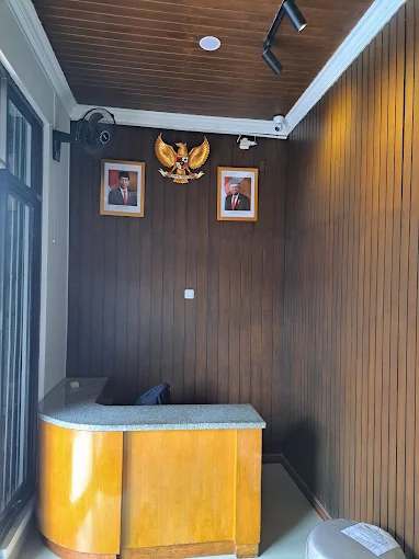 Area resepsionis kantor PT Akita Jaya Batara